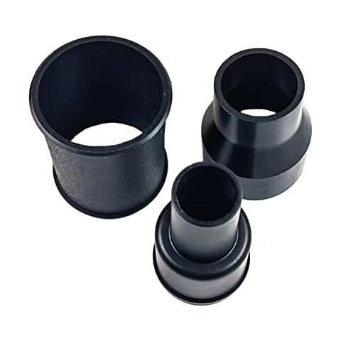 palart 3 Piece Vacuum Adapter Combo Kit Fits Wet Dry Vacuum Cleaners Connector Accessory, includes a 2-1/2 in. to 1-7/8 in. accessory adapter, a 1-7/8 in. to 1-1/4 in. and a hose-to-hose connector Cover
