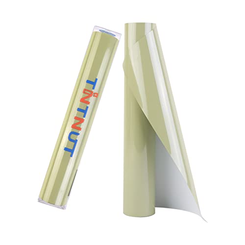 Tintnut Pear Green Heat Transfer Vinyl,10inx6ft Iron on Vinyl