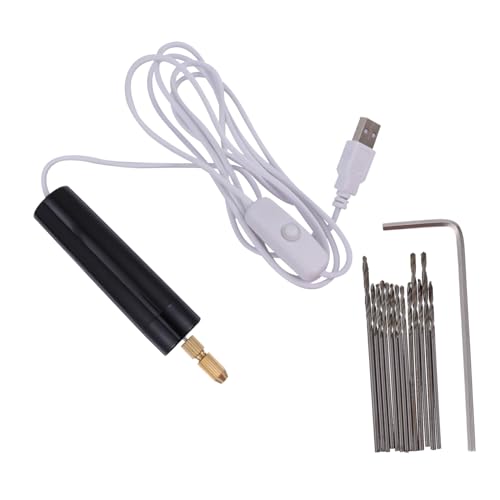 Mipcase Charging Mini Electric Drill Cordless Rotary Tools Set Power Hand Tool Micro Drill for Woodworking Crafting Projects