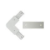 Lightolier 9155WH Lytespan Track Lighting Radius "L" Or In-Line Feed, WHite