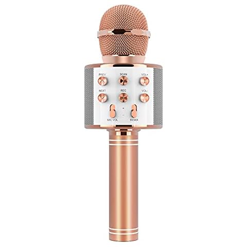 Presents for Girls Kids Age 3 4 5 6, Kid Karaoke Machine for 3-6 Year Old Girl Kid Toys Gifts for Girl Age 3-12 Bluetooth Microphone Toy for Boy Girl Kid 7 8 9 Year Old Birthday Gift Present for Girl Cover