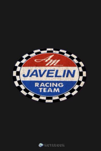 Amc Javelin Racing Team Usa NJ Notebook: College ruled 6 x 9 - 120 pages - Journal, Notebook, Diary, Composition Book