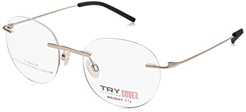 Lunettes TH307 dorées et vertes calibre 54 la haute finition pour homme
