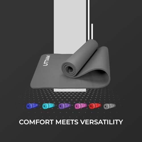 ZANGCO Yoga Mat - Multi-Purpose Extra Thick NBR Foam Exercise Mats, Suitable for Stretching, Pilates, Resistance Workout & Therapy, Home & Gym Equipment Accessory for Men Women Kids- 183X60CM - Image 3