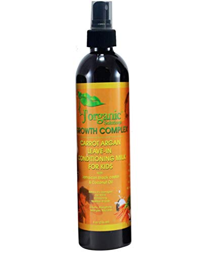 J’organic Solutions Carrot Argan Kids Leave-In Conditioning Milk Detangler With Jamaican Black Castor, Coconut Oil & More #TOP18