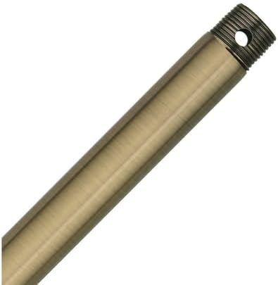 Accessory - Extension Stem-0.62 Inches Wide-12 Inch Down Rod Length-Antique Brass Finish