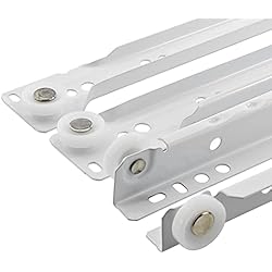 Herrajes Cajones Ikea 2 X Mprofi MT® (1 Par) Guías para Cajones-Correderas de Cajón-Extracción de Cajones-Guias Telescopicas Para Cajones-Rieles para Cajones-Guías Laterales para Cajones-Extracción Parcial-L:250mm