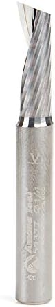 Amana Tool 51377 SC Spiral O Single Flute, Aluminum Cutting 1/4 D x 3/4 CH x 1/4 SHK x 2 Inch Long Up-Cut Router Bit with Mirror Finish - Image 4