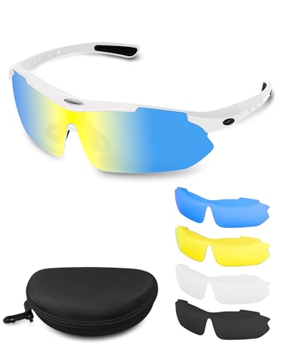 Lentes de sol polarizados para ciclismo para mujeres y hombres