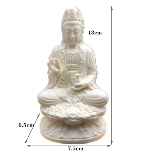 Estatua Quan Yin Diosa de la Misericordia Decoración Zen miniatura 2