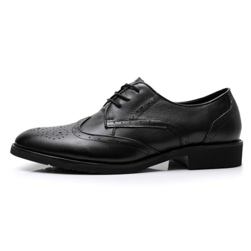 YZABEL Dress Oxford Formal Shoes for Men Lace Up Round Toe Leather Shoes Business Casual Formal Shoes Office Work Low Top Dress Shoes3