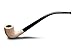 Churchwarden pipe KAF233 White Smoking pipe long 9'5 in Wooden tobacco pipe handmade by KAFpipeWorkshop