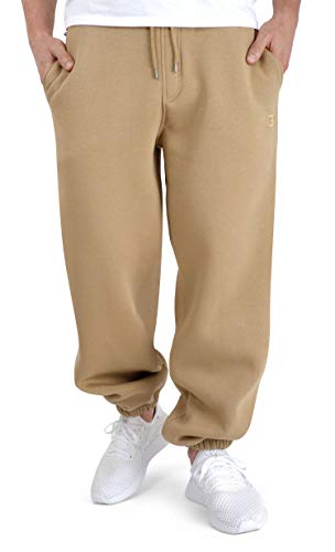 BACKSPIN Sportswear Jogginghose Herren & Damen Sand I Warme Unisex Jogging-Hose weit geschnitten mit 70% Baumwolle I Sweatpants kuschelig Freizeithose