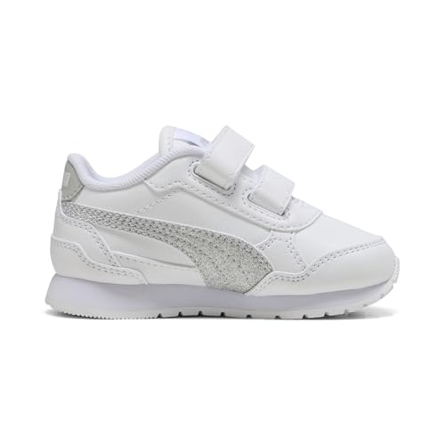 Image of PUMA Toddler Girls St Runner V4 Sl Glitter Slip On Sneakers Shoes Casual - White