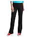 Danskin Now Womens Dri-More Core Bootcut Yoga Workout Pants (Large, Black) 