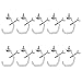 FOMIYES 10pcs Stage Light Hook Light Clamps for Truss Dj Light Clamps Copper Plated Angle Hook Light Clips for Siding Truss Clamp Spotlight Clamp Mount Aluminum Ceiling Light Bracket