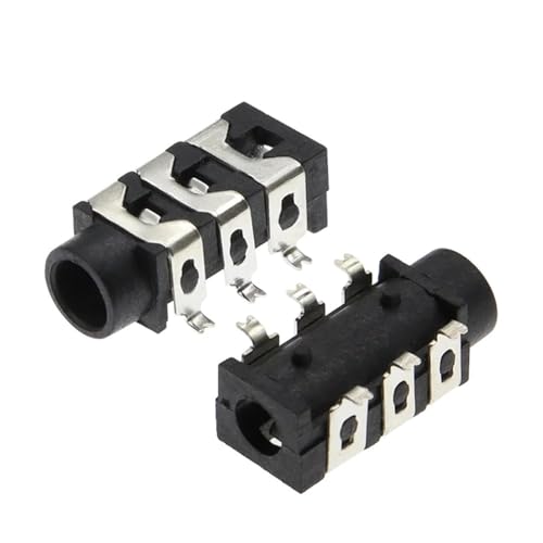 Prise Casque 3,5 mm PJ-313D Connecteur Audio SMD Haute Précision 6 Broches en Ligne
