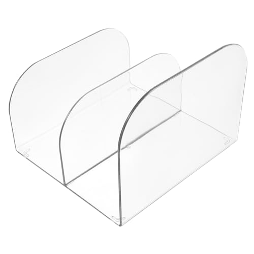 LALAFINA Bookend File Storage Stand Book Holders for Shelves Bookends for Shelves Decorative Book Stopper for Desk