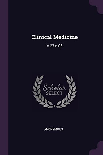 Clinical Medicine: V.27 n.05