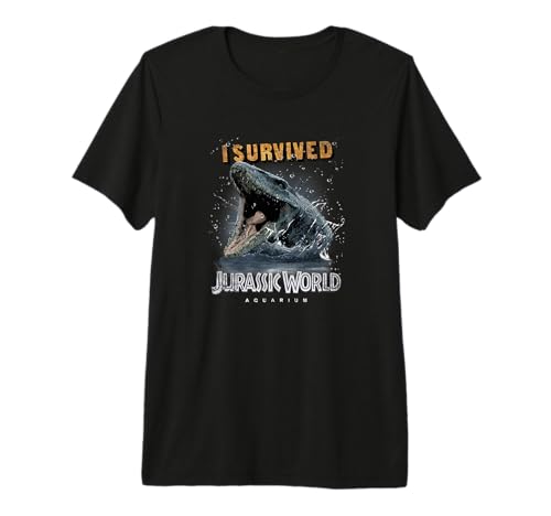 Mosasaurus Jurassic World t-shirt de l'aquarium pour un look geek au quotidien