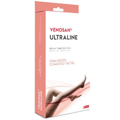 Meia Venosan Ultraline 4000 20-30 mmhg AD Bege Aberta M