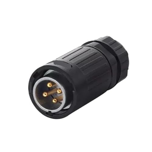 Connecteur circulaire 4 broches mâle IP67 contre les pannes électriques extérieures