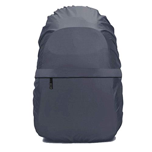 Frelaxy Waterproof Backpack Rain Cover with Zipper (Gray, S)
