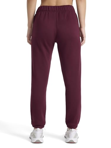 Reebok Women’s Classic Cinch Pant, Standard Fit, Midweight Cotton-Poly Fabric, Black Cherry, Small - image 2