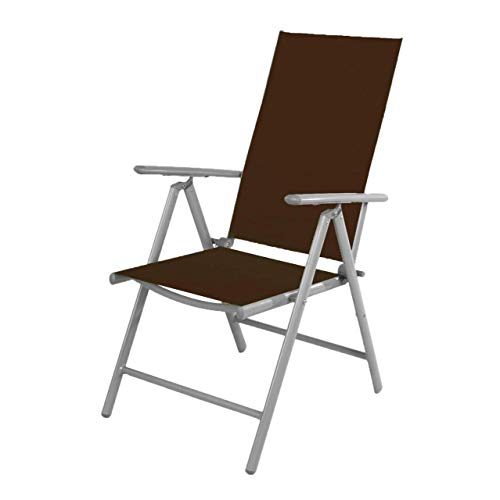 Preisvergleich Produktbild LINDER EXCLUSIV LEX Klappsessel 7-Positionen, Schoko-braun