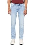 DUER Men's Perfomance Denim Relaxed Taper Pant, Desert Stone Blue, (33W x 30L)