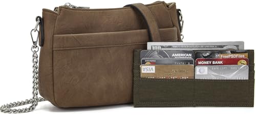 Idesort Small Crossbody Bags Purse for Women Vegan Leather Lightweight Shoulder Handbags with Card Slots3