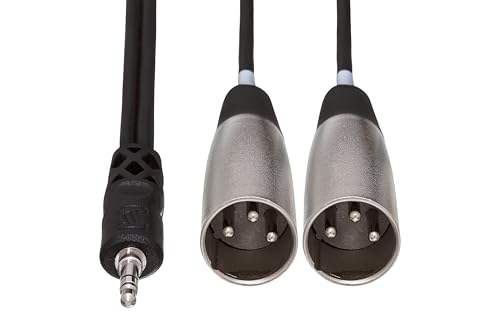 Hosa CYX-403M Stereo Breakout 3.5 mm a Dual XLR3M 3 m miniatura 2
