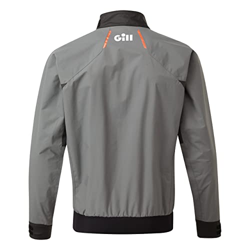 Gill Mens Pro Top - Fully Taped And Waterpoof For Watersports Sailing Paddlesports Boardsports Kayaking Windsurfing Sup Steel Grey #TOP2