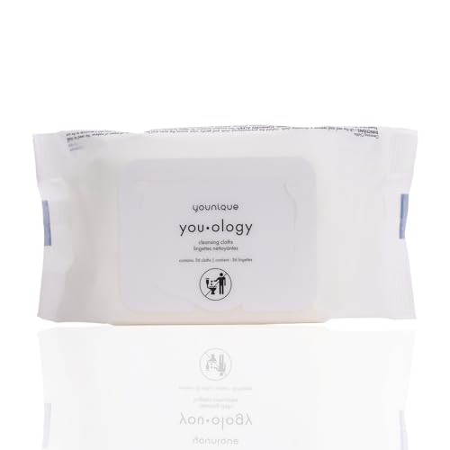Chiffons nettoyants visage Younique You-ology lingette démaquillante nourrissante peau