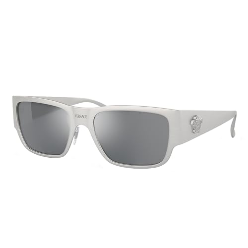 Image of Versace Man Sunglasses Black Frame, Dark Grey Lenses, 56MM