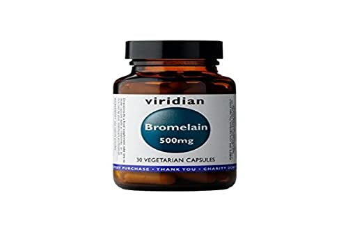 Viridian Bromelain - Digestive Enzyme - 30 x 500mg Vegicaps