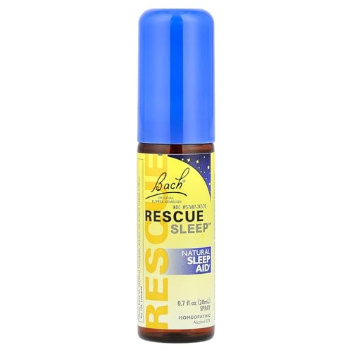 Bach RESCUE SLEEP Spray 20mL, Natural Sleep & Stress Relief