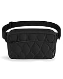 BAGSMART Fanny Packs for Women with Two Ways to Install the Adjustable Strap Lightweight Crossbody Belt Bag for Traveling Workout