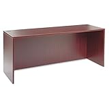 Alera VA257224MY Valencia Series 72 by 24 by 29-1/2-Inch Credenza Shell, Mahogany Frame/Top