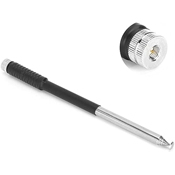 Generic Antena Teleskopowa Dalekiego Zasięgu do Ręcznego GPS 320 430 900 50 100, Przenośna, Elastyczna Antena z Bezpośrednimi Złączami SMA, Idealna do śledzenia Psów