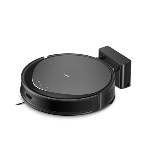TP-Link Tapo RV20 Max – Robot sprzątający z mopem, 5300Pa, ultra-smukły (83 mm), nawigacja LiDAR, 5 poziomów ssania, 3 poziomy mopowania, 180 min pracy, sterowanie aplikacją i głosem, mapowanie pięter