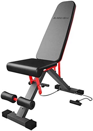 hyy Weights Bench Folding, Adjustable Workout Bench with Incline & Decline, Extended Size Utility Benches, 660lb Weight Capacity Weight Benches,sit-up Board