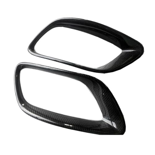 HOLIV Cubierta Embellecedora Tubo Escape Cubierta Tubo Escape Marco Garganta Trasera Para B&MW X6 E71 2008 2009 2010 2011 2012 2013 Tubos extremo coche