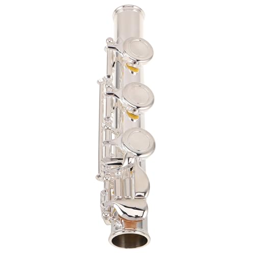 DRESSOOS 長笛フットジョイントコネクター 銀メッキテンオン フットキーパーツ 長笛底部ジョイント修理アクセサリー 安定性向上用保護パッ