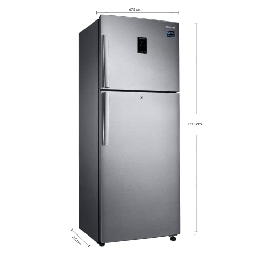 Samsung 415L 3 Star Frost-Free Double Door Digital Inverter Refrigerator (RT42B546ESL/HL, Steel) amazinggiftidea-com