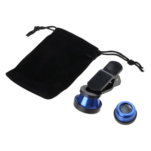 Javoryxh Lente De Cámara Teléfono Móvil Gran Angular Macro Clip Portátil Clip Cámara En 3 En 1 Lente Fotografía Creativa