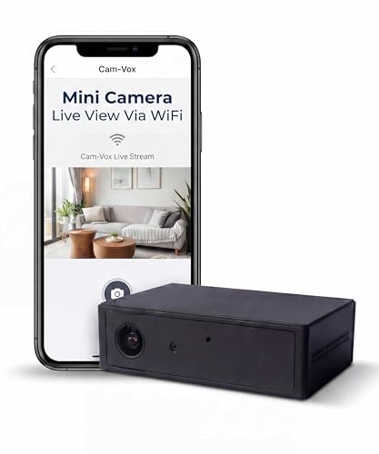 Paraben Consumer Software Mini Camera Wireless Motion Activated 1080P | Small Wireless Camera with 25 Day Standby and 128GB Video Storage | No Monthly Fee Security (120° Internal Lens)