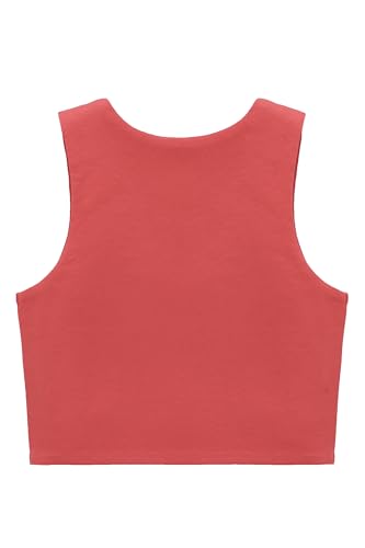 Image of Lilax Girls' Double Lined Sleeveless Basic Crop Tank Top
