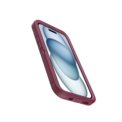 Coque iPhone 16e OtterBox Defender antichoc rose Foxberry robuste avec support - 5