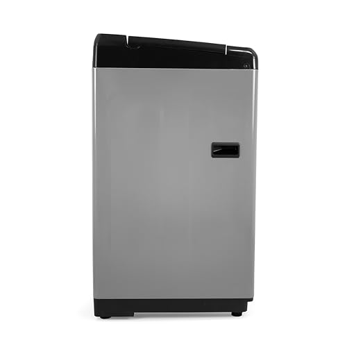 Image of Midea 9kg 5-Star Top Load | Fully Auto | Soft Close Glass Lid | Hydrowave Stainless Tub | 10 Wash Programs | Auto Drum Clean | Magic Filter | Child Lock | Delay Wash | Inox Grey | MWMTL090FP1GNIG